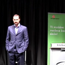 14 March: Crown Prince Haakon addresses "Elevtinget" 2012 (the annual meeting of the Norwegian student's association (Photo: Christian Lagaard, the Royal Court)